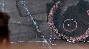 i watched dyke teachers katrina colt and kenzie taylor help desperate male colleague nathan bronson