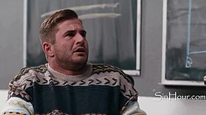 i watched dyke teachers katrina colt and kenzie taylor help desperate male colleague nathan bronson