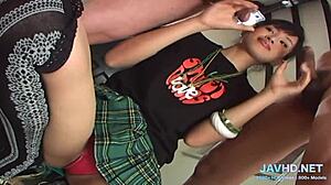 Asian Legs In Stockings Get Playful Attention