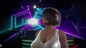 Detailed twerking moves in funk dance style