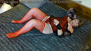 Granny Carmen's brothel gilf slammed in two positions with creampie