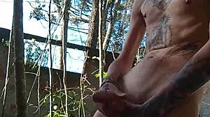 cumming in the public backyard with amateurs full video