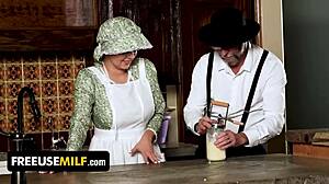 Milf's Freeuse Time Turns to Anal Pounding