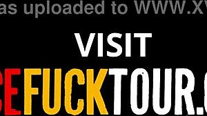 Ebony babe teases before taking a rough deep throatpie face slam