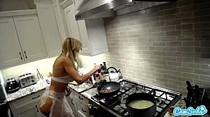Brandi Love's lingerie cooking show on Camsoda