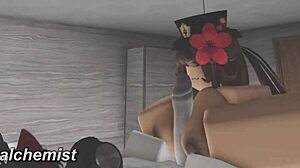 roblox action with a random chick getting wild