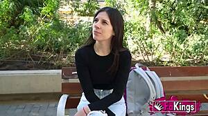 Mia Gallardo's Anal Casting: Desperate For Butthole Breaking