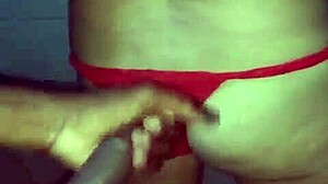 Cuckold watches wife get intensely fucked by monster black cock with facial cumshot.