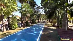 Picked up innocent asian teen and creampied her in my room