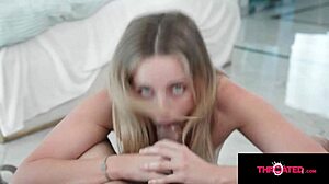 Blonde Milf Throated and Face Fucked Hard