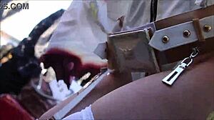 Ymly-1045 cosplay showcases a variety of costumes in detailed scenes