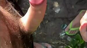i hooked up with a stranger jerking off on the trail, wild!