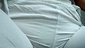 A Woman Urinates In Provocative Manner