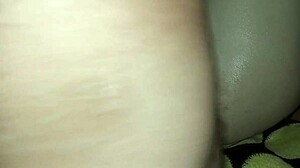 Feeling so aroused as my girlfriend wets my cock for rough penetration