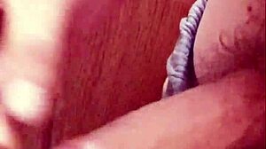 watch this short handjob on my foreskin cock?