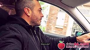 Pov Pickups Outdoor: Naughty Teen 18+ Lullu Gun Gets Banged in Car by Stranger German Full Scene