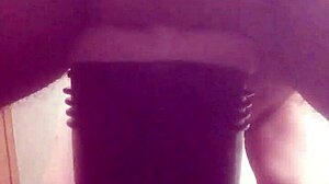 Gazzadomm Intensely Fucks His Fleshlight Male Toy