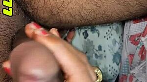 Sexy girlfriend starts with handjob, then blowjob, ending in tight pussy fuck