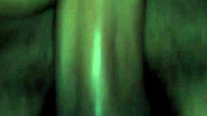 latina moans hard during anal creampie