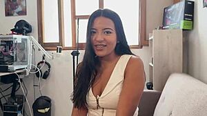 This horny latina brunette wants to see my big ass in pov fucking action