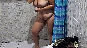 Found my best friend's mom naked in the shower