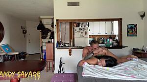 Step Dad Fucks Joseline Kelly's Pussy Rough Doggystyle