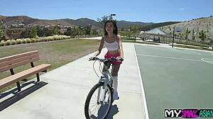 tiny asian teens vina sky and elle voneva share dick