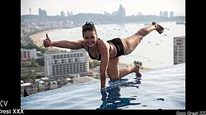 Ladyboys Perform on Pattaya Beach Road and Soi6 Streets