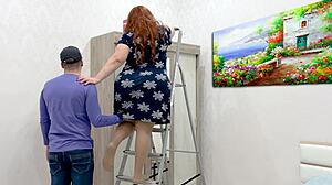 Stepmom Aids Stepson With Blowjob And Assfucking: Big Tits Milf Agrees!