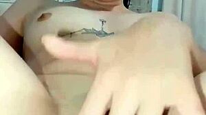 Petite Latina Squirts Hard Using Dildo Toy