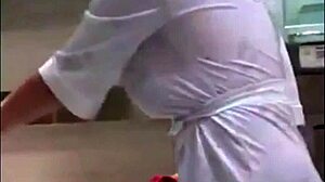 Blonde Norsk Mature Fucks On Date