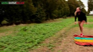 Intense Humiliation as Slave Endures Outdoor Foot Worship and Facesitting