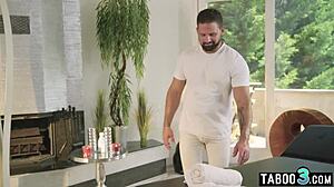 petite candie luciani gets sensual massage surprise