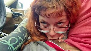 Oral sex in father's car