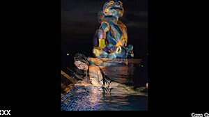 Ladyboys Perform on Pattaya Beach Road and Soi6 Streets