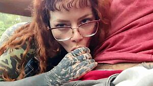 Oral sex in father's car