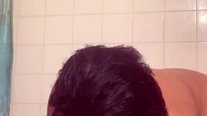 Amateur Dildo Fuck in Shower