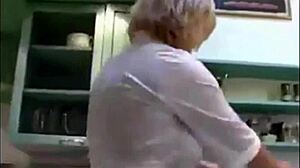 Blonde Norsk Mature Fucks On Date