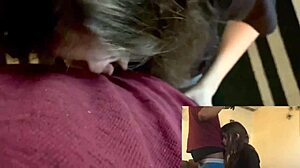 Cute lesbian best friend sucks big cock for place to stay.