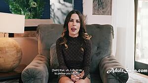 seth gamble uses chanel camryn's ass like she's his dirty toy