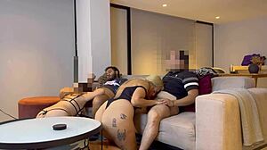 Swingers Couple Seduces Mature Marriage To Swap Wives In Hot Session