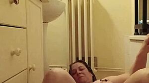 2024 slave self-session with chains, toys, and intense climax