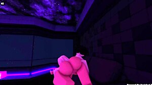 Wild Roblox sex session after hotel party