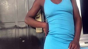 Crazybitch Twerking Seductively On The Balcony