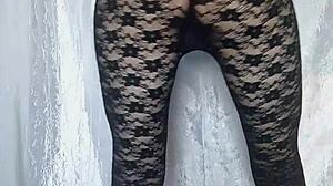 slapping that big crossdressing ladyboy ass feels so good