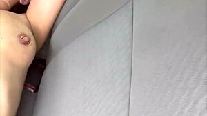 Busty Petite Hooker Screws in Public and Swallows Cum Load