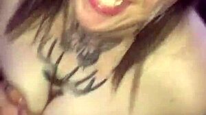 Dulce and Pete feel passion with a voluptuous Turk's big tits.