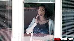 I am the step granny caught him voyeuring on my taboo body