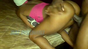 Jake Drills Ebony Pussy Hard! Wet Missionary Leads to Squirting Cumshot!