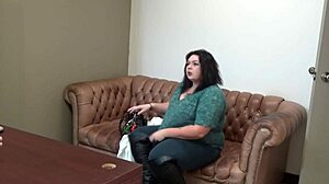 Mia Marks Casting with Big Tight Tits